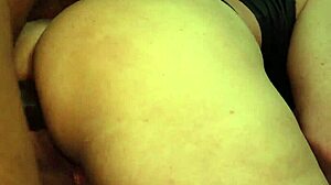 Horny redhead milf slut takes two big black cocks pounding her in rough double penetration gangbang 😈🍆💦