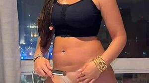 she shakes that big ass in the tub then gets creamed on bed begging you to stroke hard