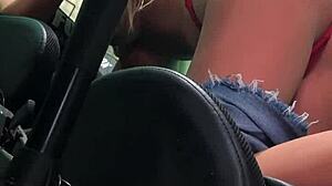 Latina fuck doll in lingerie takes full arm anal insertion with outdoor sex toy orgasm