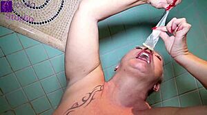 Next fan barebacks my three holes ass to mouth anal creampie deepthroat cum fill