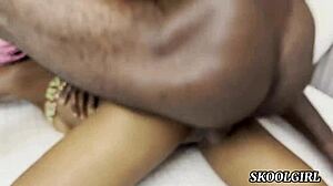 Hey check vera's pussy getting pounded by iman's thick black cock doggystyle