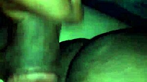 plump ebony bbw takes massive creampie deep in her fat pussy after rough pounding