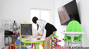 Brunette Teen Rides Massive BBC Hardcore!