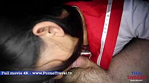 hey, check out this embarrassed asian bargirl slurping on huge black monster cock