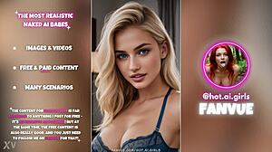 ai blonde babes tease in sexy blue lingerie collection