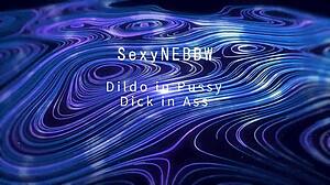 bbw wife pussy stuffed dildo ass rammed cock preview