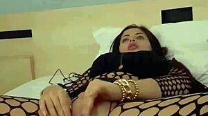 she shakes that big ass in the tub then gets creamed on bed begging you to stroke hard