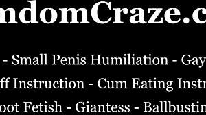 She grabs his neck in a brutal scissorhold, dominating her slave with femdom power and humiliation instructions