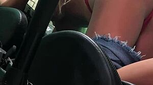 Latina fuck doll in lingerie takes full arm anal insertion with outdoor sex toy orgasm