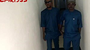 Watch african studs wreck this cheating wife pussy in full rough creampie video