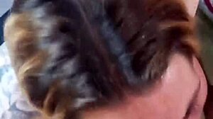 Damn i suck cock way too deep for my slutty friend!