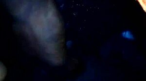 plump ebony bbw takes massive creampie deep in her fat pussy after rough pounding