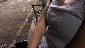 Street Pickup Putita Fucked Raw in Panties Stockings Creampie Milf Nora!