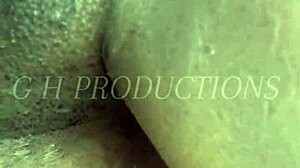 Three Explosive Cumshots Fill Her Creamy Tight Ebony Pussy