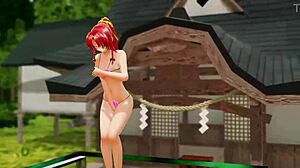 naked big ass tits girl bounces boobs wildly dancing outdoors part 1