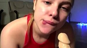 god, this horny teen blonde's sloppy deepthroat on that monster cock makes her squirt everywhere non-stop!!