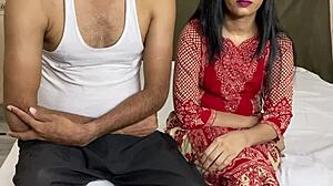 indian hot bhabhi gets her pussy fucked hard in hindi sex talk