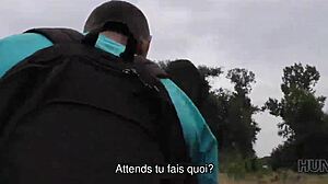 Cuck sees Liliane fuck for cash in park! 💸🔥