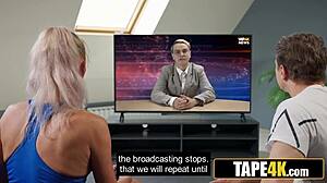 Blonde milf strippers next door tricked me deepthroat blowjob lapdance before end!!