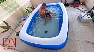 Regina Noir Swims into Underwater Domination and Pool Submission