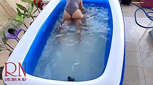 Regina Noir Swims into Underwater Domination and Pool Submission