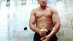 Hey, check Yuri Gaucho's massive bear handjob cumshot!