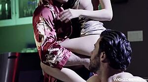 maya woulfe rides that big american cock deep 😍 cowgirl to doggystyle pounding with huge cumshot finish 🔥