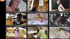 naughty nurse brianna cole fingers gaping ass pussy with toys backstage 😈🍆