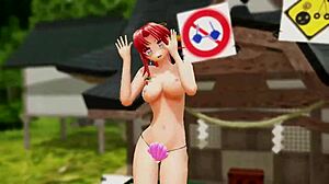 naked big ass tits girl bounces boobs wildly dancing outdoors part 1