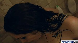 Busty Chanel Preston Deepthroats Big Cock in Bath, Gets Pussy Hammered Hard