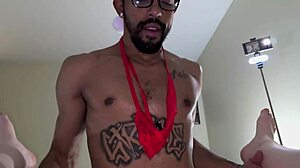 Redhead Slut Gifts Early Anal Ride on Big Black Cock Christmas Pt4