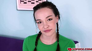 dude, juan loco can't stop staring at stepsis rissa mays' massive jiggling titties right?