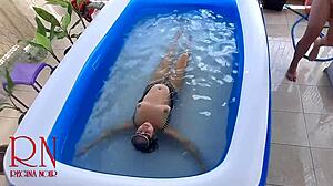 Regina Noir Swims into Underwater Domination and Pool Submission