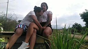 wanna watch this latina's big ass get licked outdoors in the park for homemade oral fun?