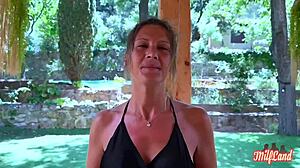 Milena And Ashley Cougars Share Thick Cock Hot