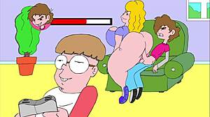 Relaxed Lounging Session on the Comfortable Sofa