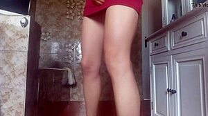 oh gosh, im watchin this hot diaper girl pee right into her sexy tight dress n b diaper... so wet n steamy!!