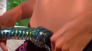 Petite asian brunette in miniskirt pantyhose takes bbc anal assfucking to mouth swallow