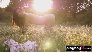 Petite Filipina Teen Kit Rysha Strips Naked Poses Outdoor Pussy Flash Small Tits