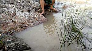 What Happens When Stepmom Joins Outdoor Riverbank Fun in the Jungle?