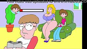 Relaxed Lounging Session on the Comfortable Sofa