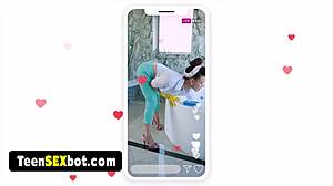 Retro Housewife's Bent-Over Doggystyle Quickie Fuck