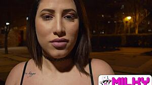 that big ass venezuelan in the park couldnt resist sucking my cock right after dickflash