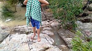 What Happens When Stepmom Joins Outdoor Riverbank Fun in the Jungle?