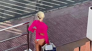 Homemade sex tape captures busty british blonde milf riding big cock cowgirl to orgasm