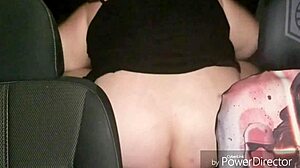 Fat BBW rides monster BBC cowgirl style in outdoor car sex!