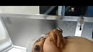 Young Hottie Pounds Tattooed Mature Latina!