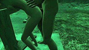 Fallout pillory slut endures multi anal pounding in post-apoc chains