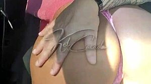 Girlfriend Flashes Truckers on Car Trip