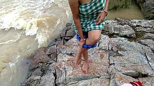 What Happens When Stepmom Joins Outdoor Riverbank Fun in the Jungle?